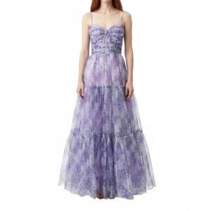 NEW JULIET long formal a-line prom dress in lilac